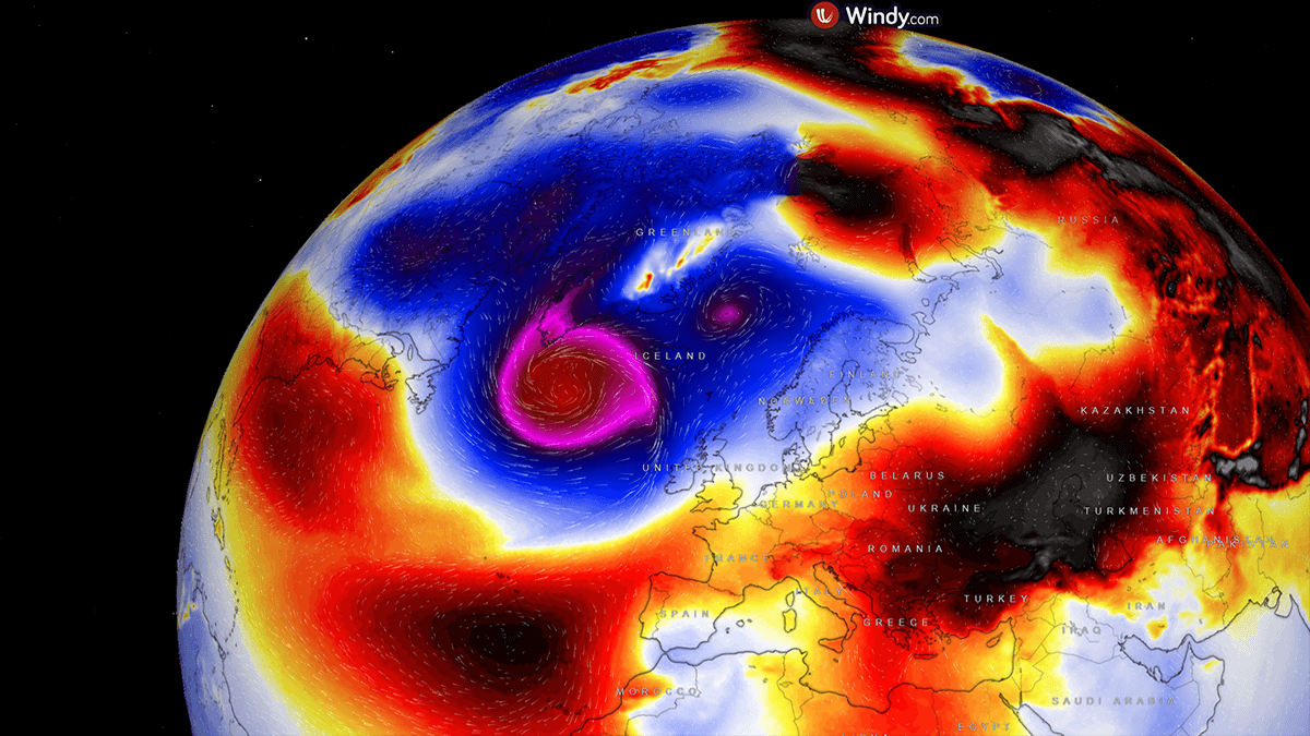 north-atlantic-bomb-cyclone-polar-vortex-split-arctic-cold-canada-december-2025-globe