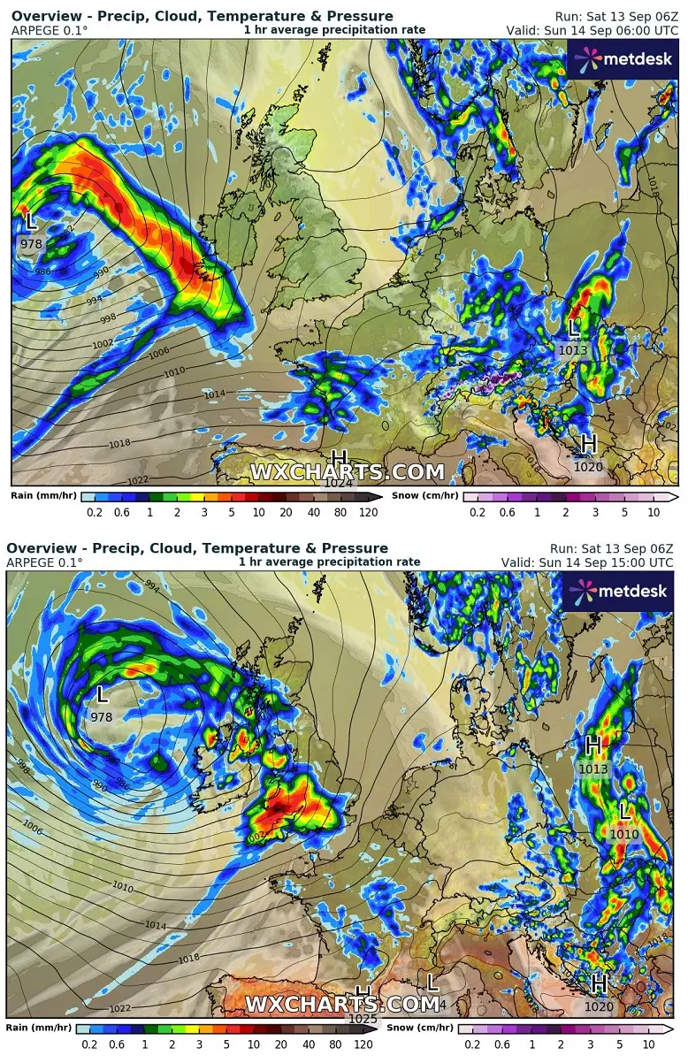 north-atlantic-storm-windstorm-ireland-uk-europe-september-2025-fronts