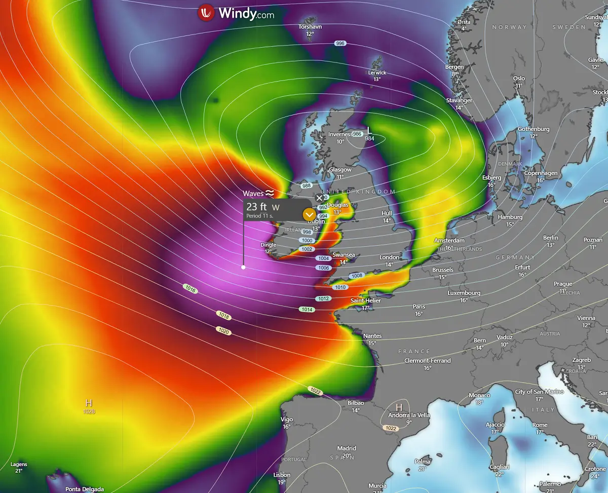 north-atlantic-storm-windstorm-ireland-uk-europe-september-2025-waves