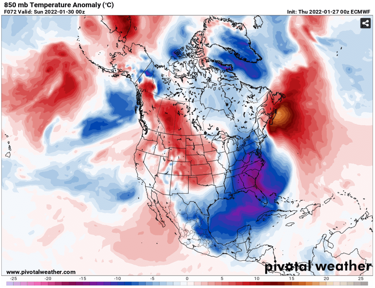 polar-vortex-2022-noreaster-winter-storm-bomb-cyclone-canada-united-states-temperature-anomaly-florida