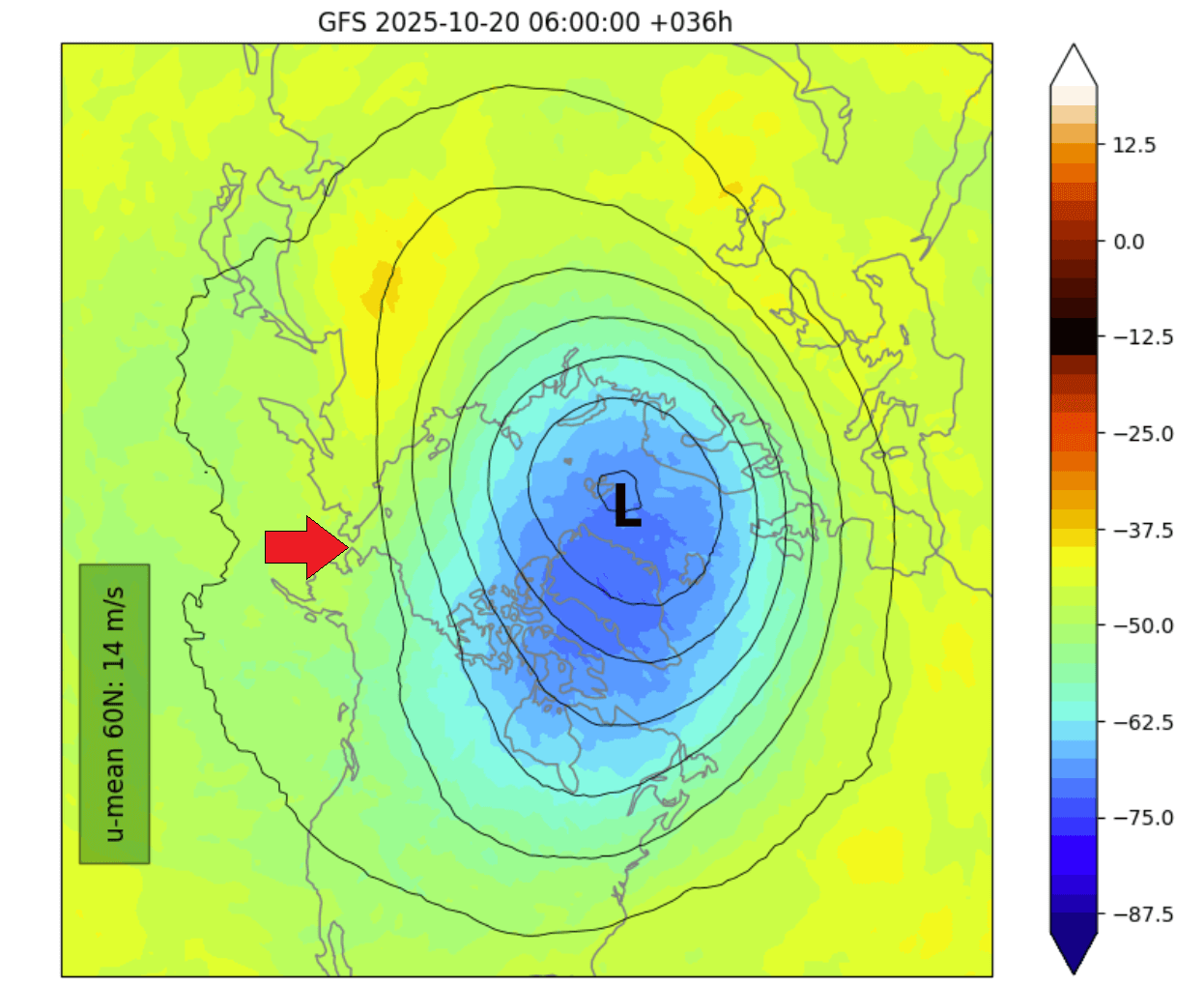 vortice polare-nord-america-emisfero-analisi-analisi-ottobre-temperatura-area-stratosfera-10mb