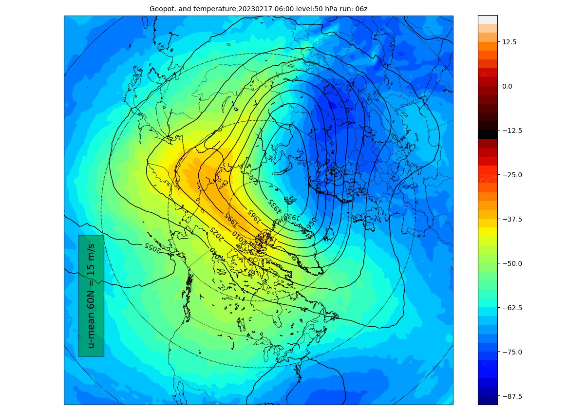 polar-vortex-north-hemisphere-forecast-mid-february-temperature-pressure-pattern-weather-50mb-sudden-stratospheric-warming