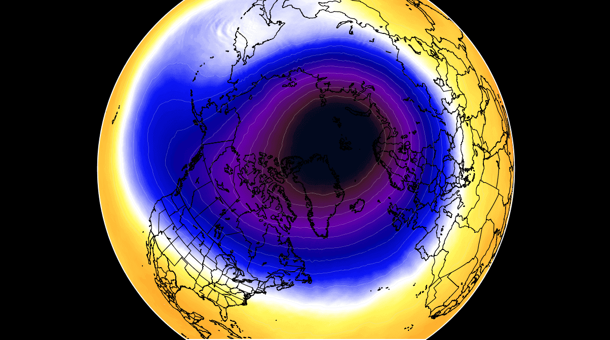 polární-vír-zima-předpověď-počasí-2022-2023-studená-sezóna-spojené státy-severní-polokoule-stratosféra-tlaková-cirkulace