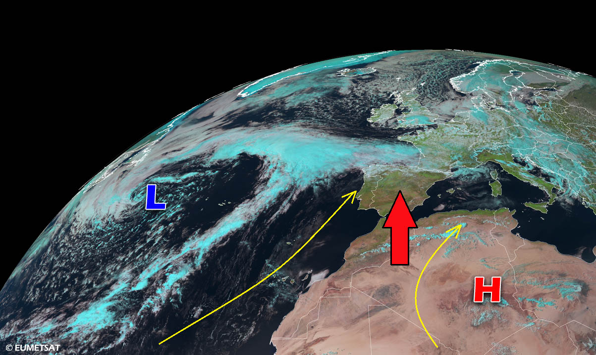 record-heatwave-forecast-spain-europe-april-spring-season-2023-heat-dome-satellite