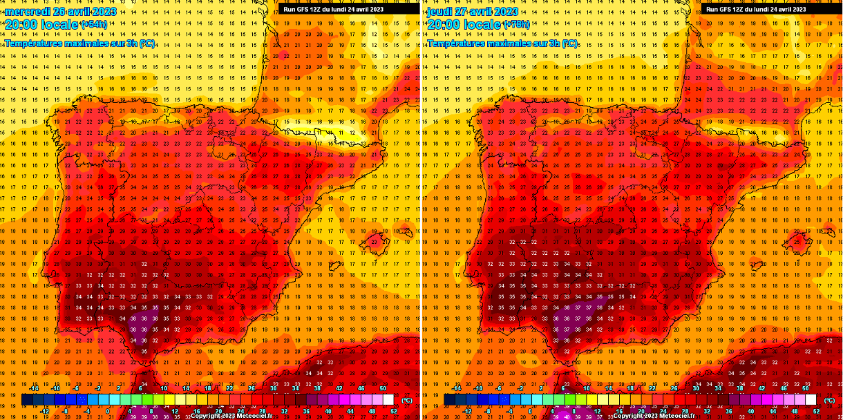 record-heatwave-forecast-spain-europe-april-spring-season-2023-heat-dome-wednesday-thursday-max