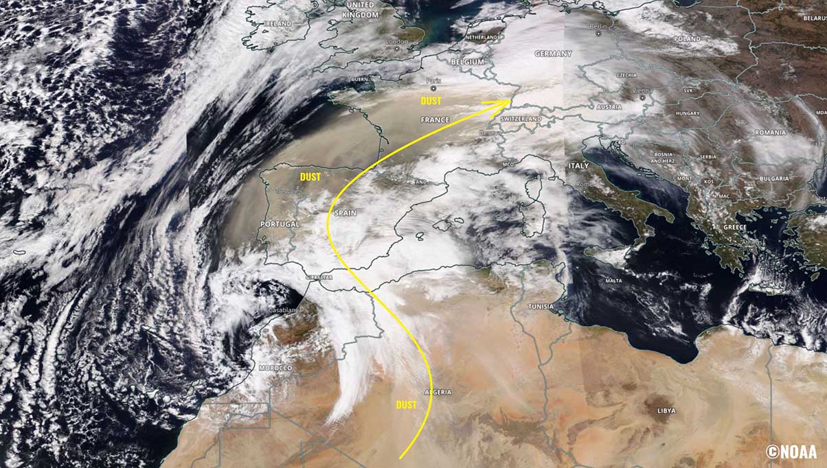 saharan-dust-storm-europe-march-2022-forecast-iberia