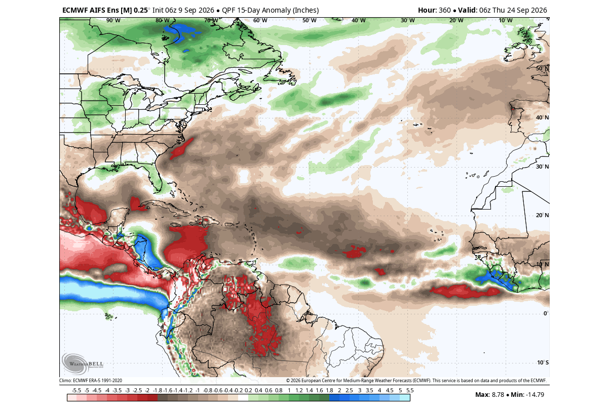 september-2026-forecast-precipitation-anomaly-hurricane-season-atlantic-ecmwf-united-states-el-nino-impact