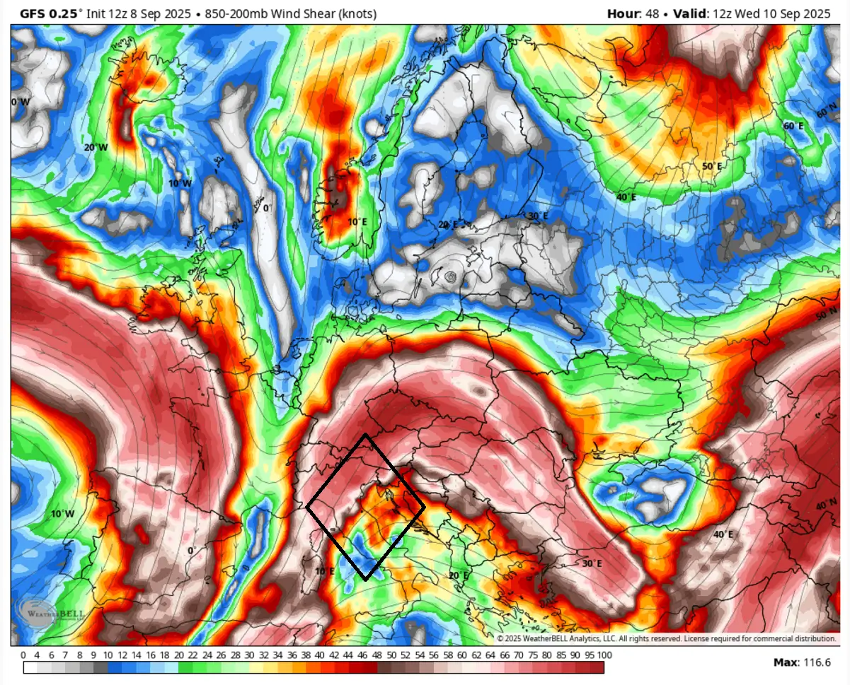 condizioni meteorologiche avverse, rischio elevato, precipitazioni estreme, inondazioni, italia, slovenia, croazia, windshear