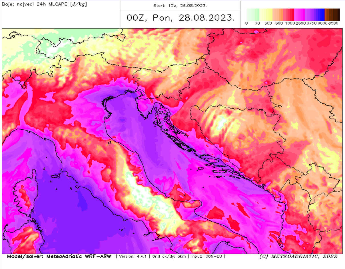 significant-severe-weather-forecast-europe-heat-dome-heatwave-cape