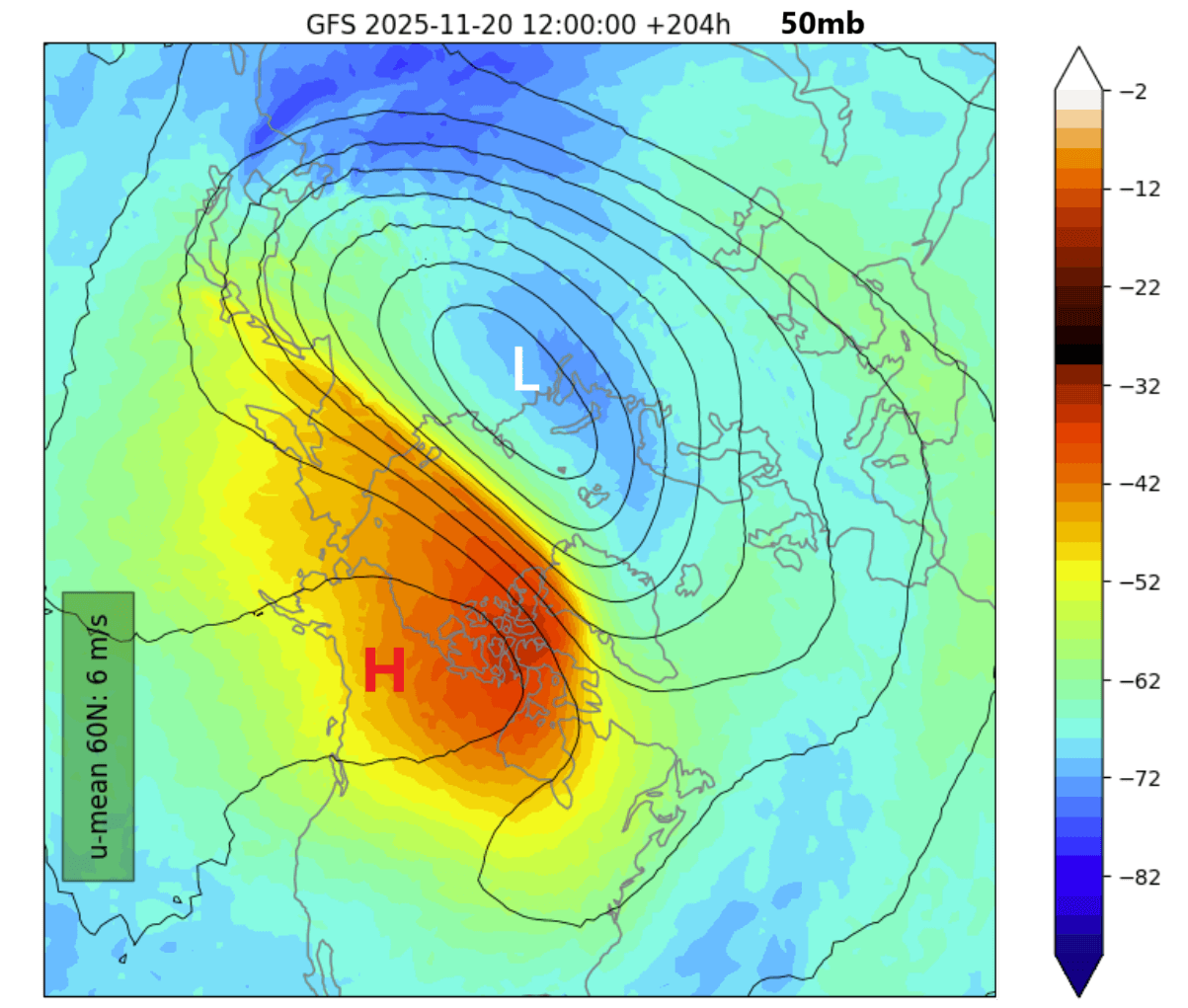 stratospheric-warming-polar-vortex-collapse-50mb-pressure-temperature-latest-forecast-2025-united-states-canada