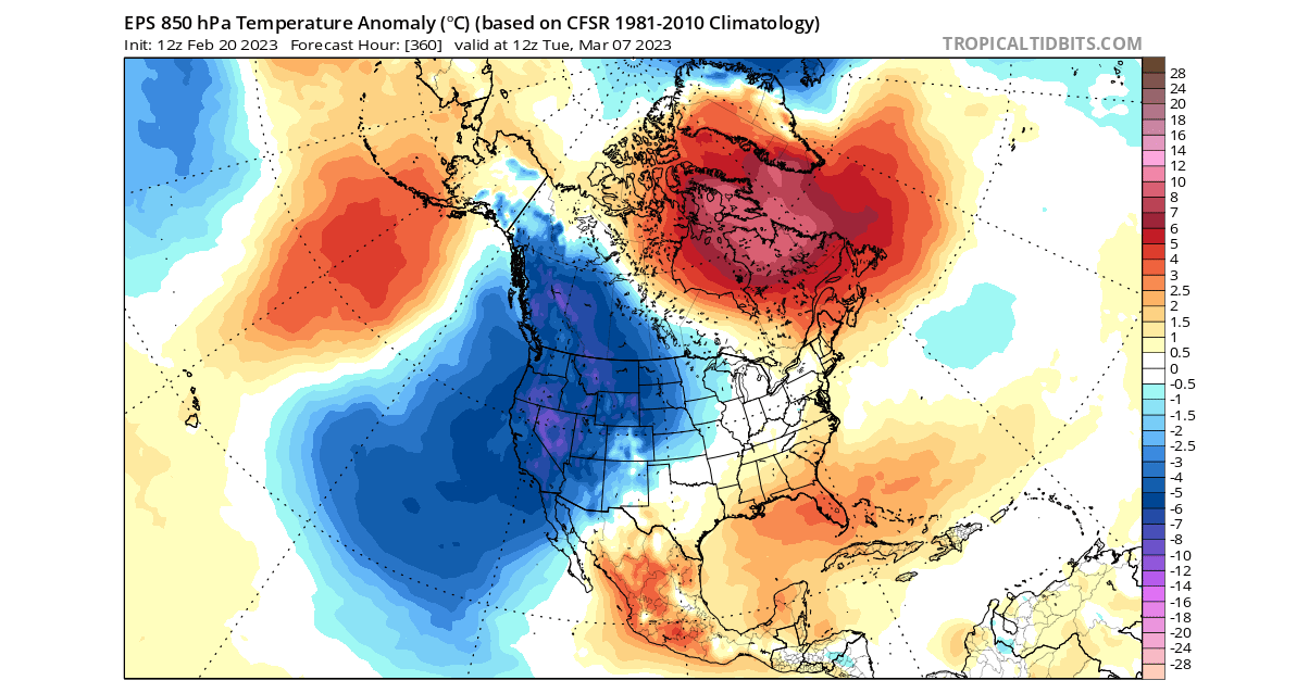 stratospheric-warming-winter-polar-vortex-north-hemisphere-forecast-temperature-ecmwf-ensemble-united-states-canada-early-march