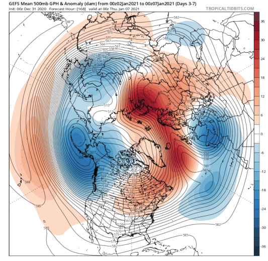 January 2021 forecast - A powerful Greenland blocking High will alter ...