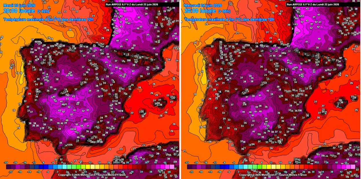 heat-dome-europe-excessive-historic-heatwave-june-july-summer-2026-tmax-spain-portugal-iberia