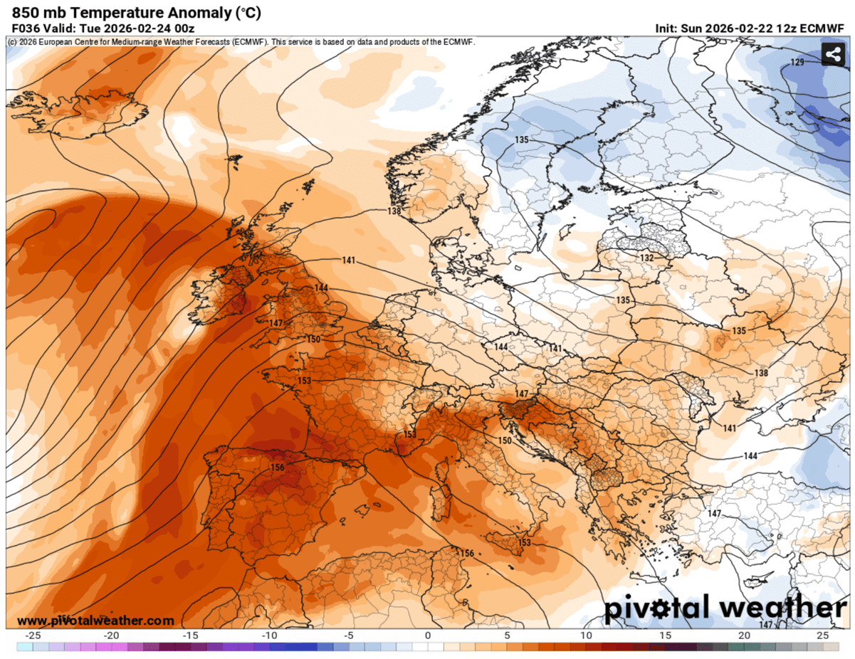 heat-dome-taste-of-spring-omega-block-end-february-2026-europe-temperature-anomaly-monday