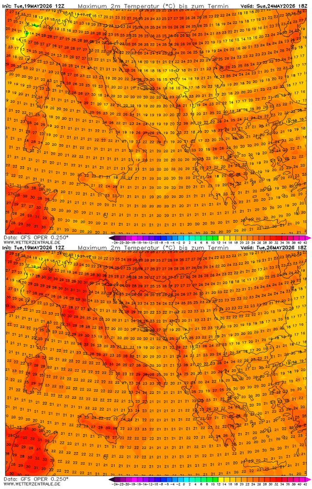 heat-dome-warm-wave-heatwave-may-summer-2026-forecast-europe-tmax-italy-balkans