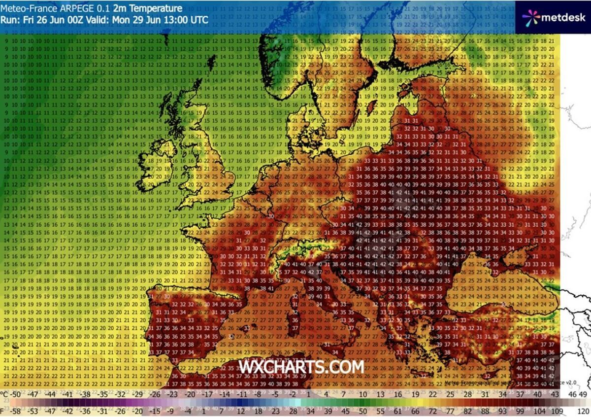historic-heat-dome-europe-excessive-heatwave-june-2026-tmax-monday