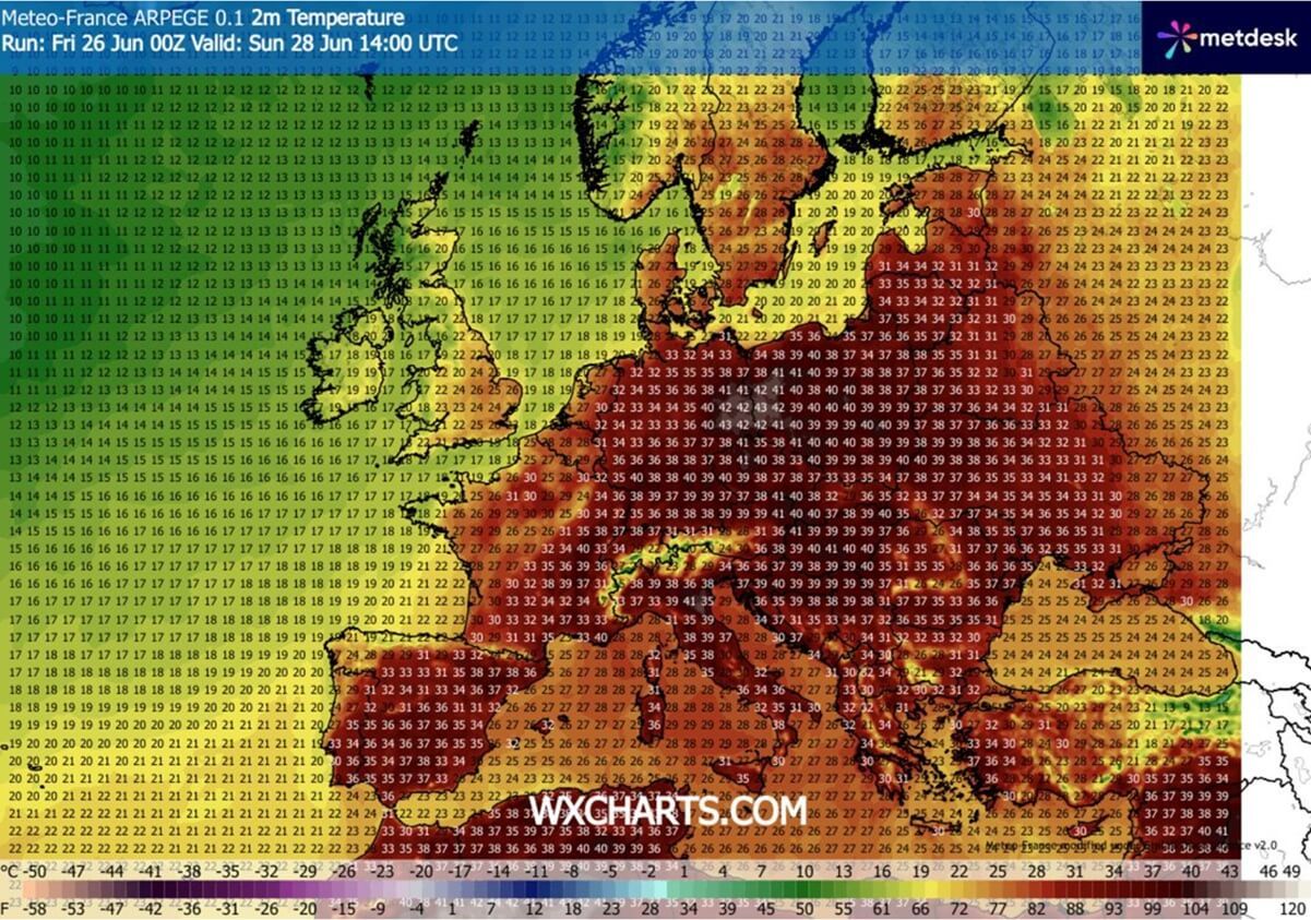 historic-heat-dome-europe-excessive-heatwave-june-2026-tmax-sunday