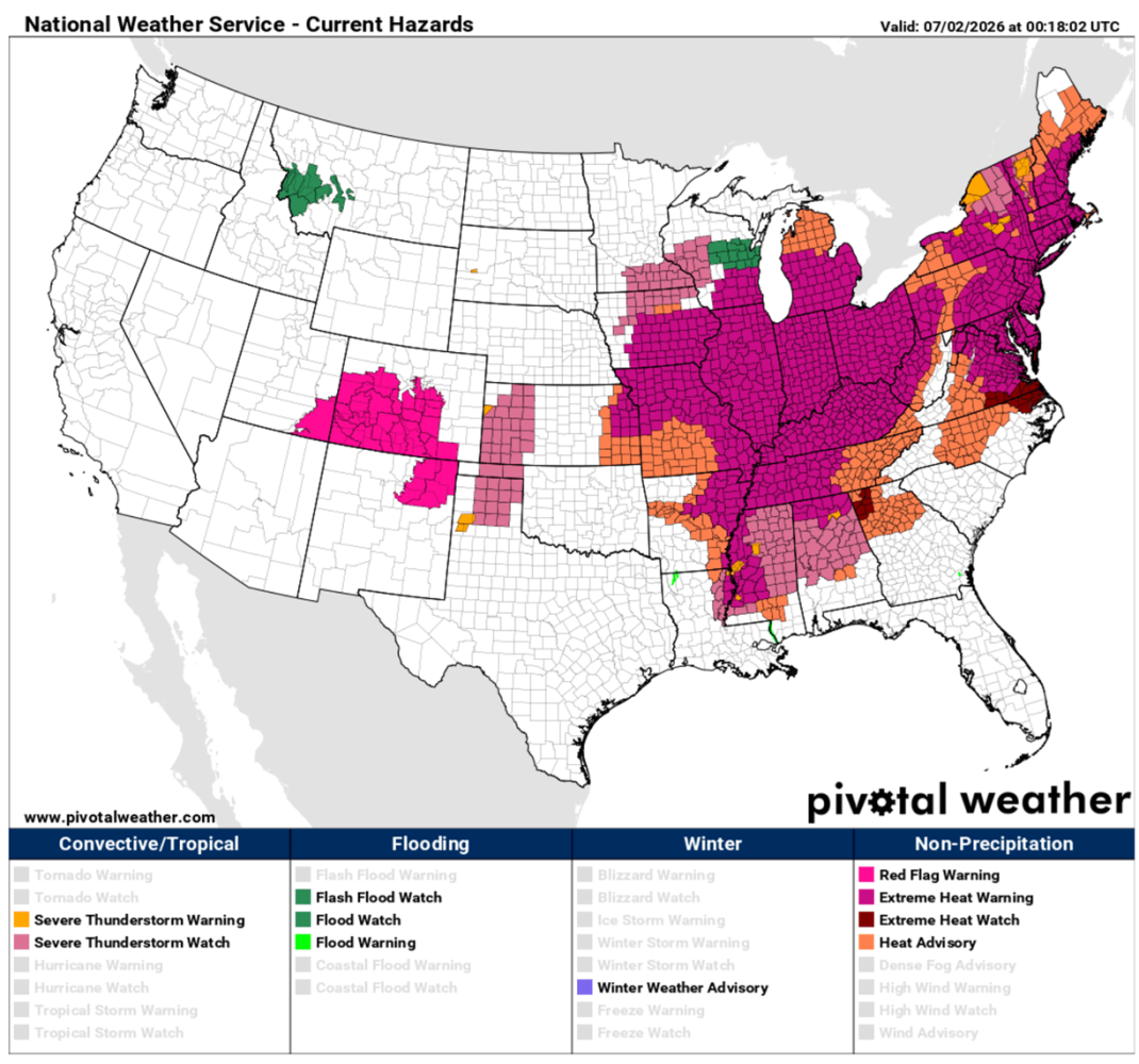 historic-heat-dome-heatwave-united-states-us-fourth-of-july-warning