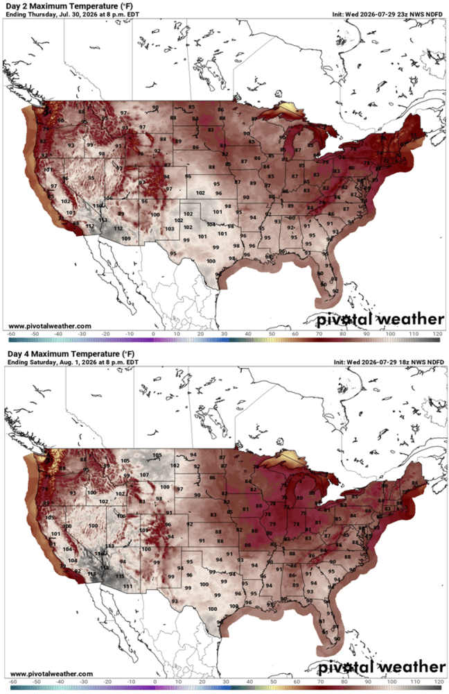 major-heat-dome-heatwave-united-states-canada-august-tmax-thursday-saturday