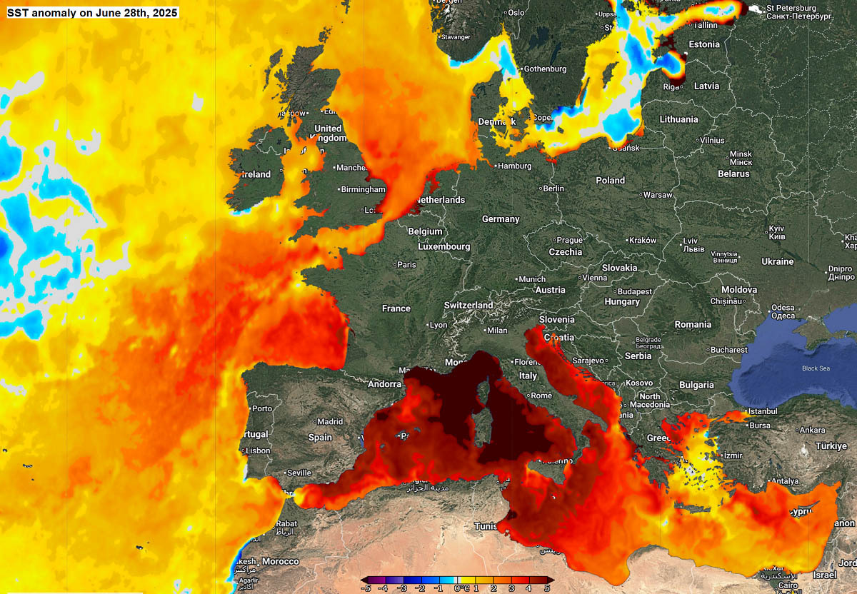 marine-heatwave-summer-2025-mediterranean-heat-dome-europe-sea-surface-temperature-anomaly