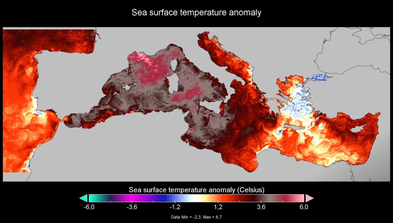 marine-heatwave-summer-2025-mediterranean-heat-dome-europe-sea-temperature-anomaly