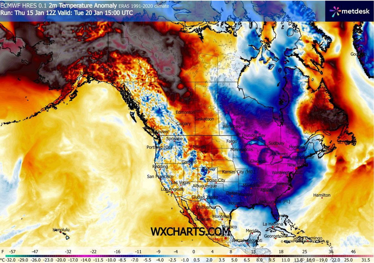 polar-vortex-arctic-cold-blast-winter-snow-united-states-canada-january-2026-2m-temperature-anomaly
