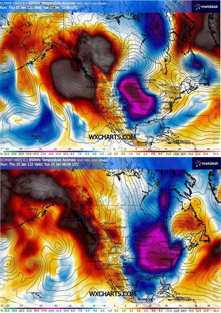 polar-vortex-arctic-cold-blast-winter-snow-united-states-canada-january-2026-850mbar-temperature-anomaly
