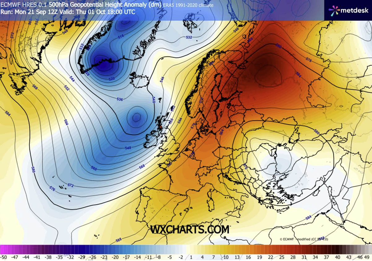 return-of-heat-dome-heatwave-europe-late-september-october-2026-pattern-trend