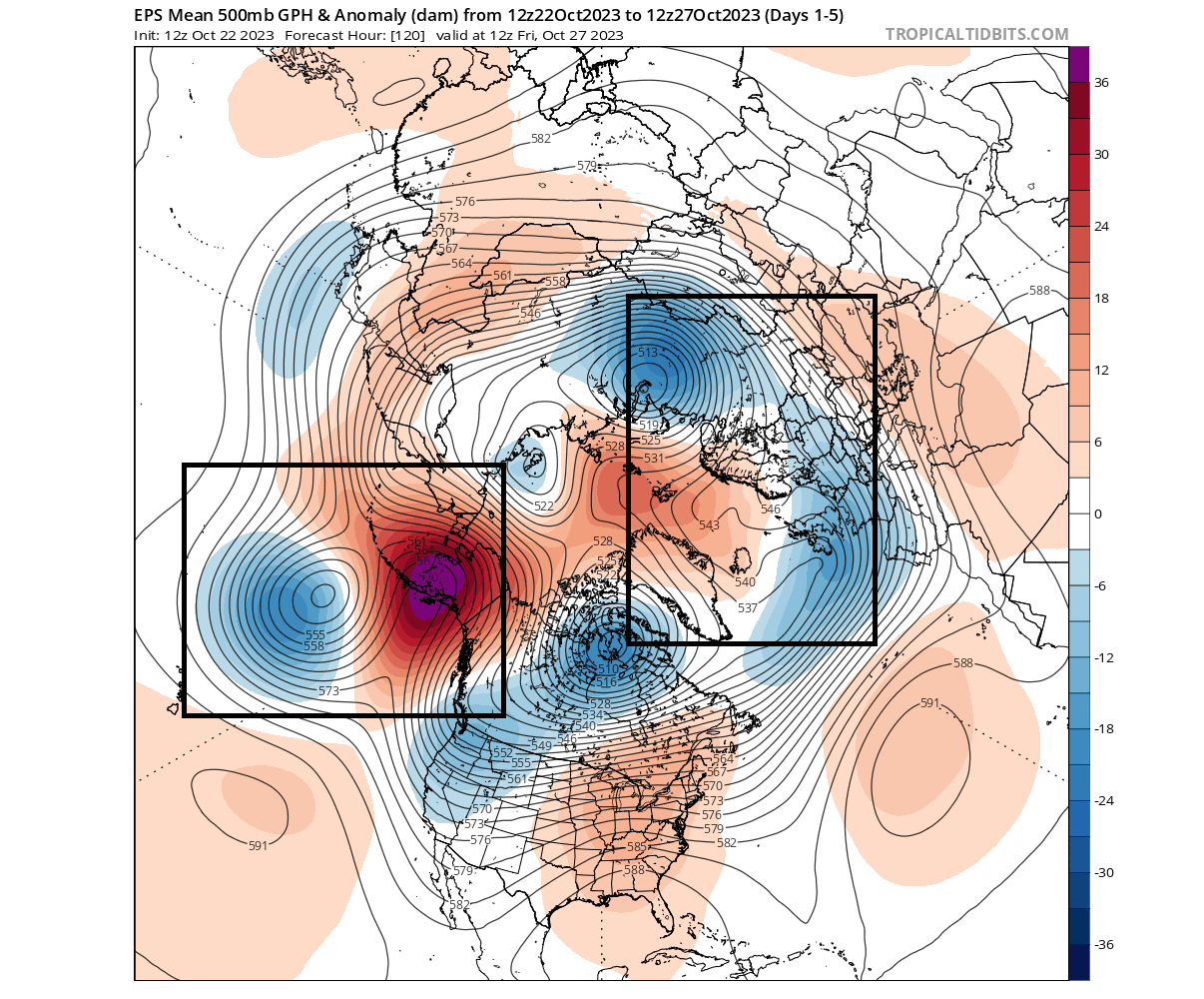 weather-forecast-5-day-late-october-north-hemisphere-pressure-pattern-ecmwf-ensemble-polar-vortex-disruption