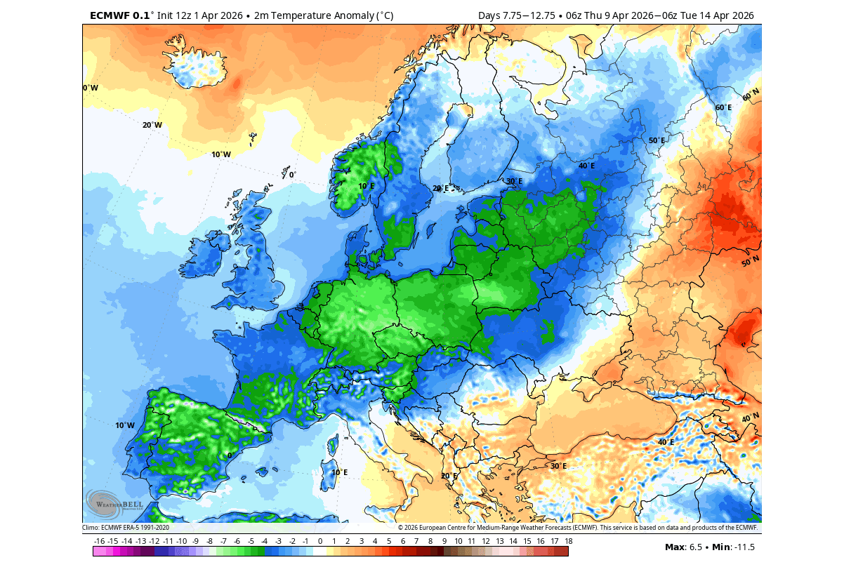 weather-forecast-mid-april-surface-temperature-anomaly-pattern-ecmwf-europe-cold-wave