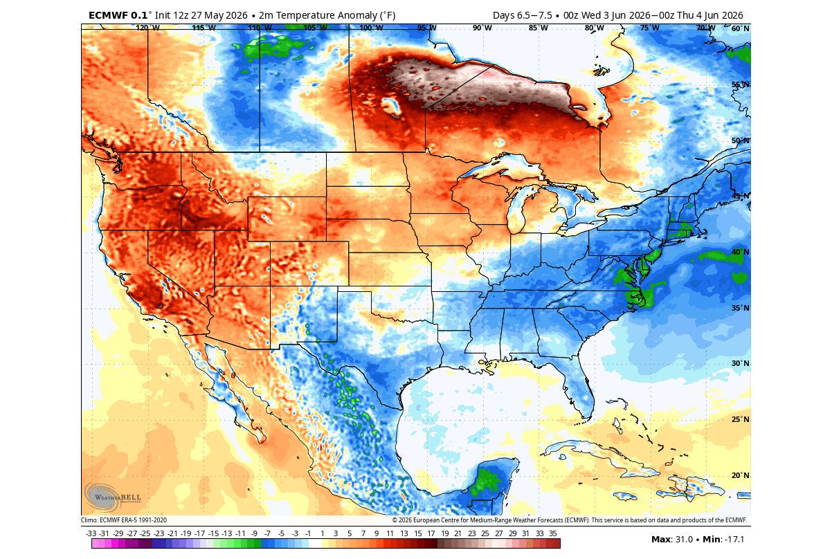 weather-forecast-surface-temperature-united-states-canada-ecmwf-june-start-anomaly