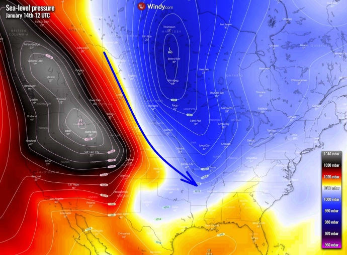 A winter storm is set to stage across the United States: High wind ...