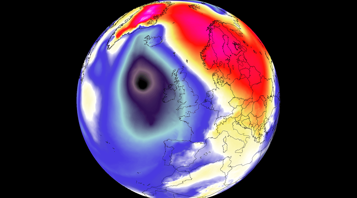 violent atlantic bomb cyclone uk ireland windstorm september 2026 globe