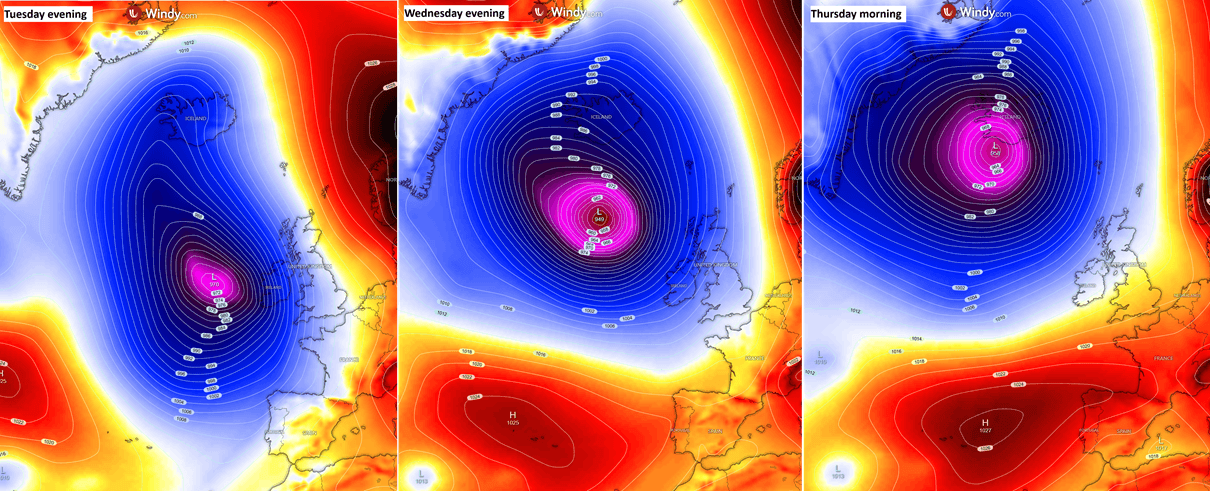 violent atlantic bomb cyclone uk ireland windstorm september 2026 pressure