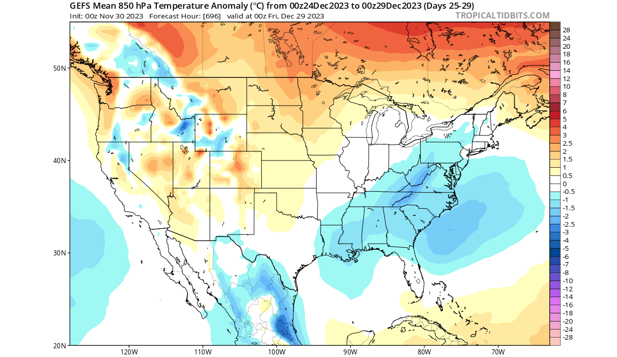 weather-forecast-christmas-snow-potential-cold-anomaly-united-states-canada-gefs