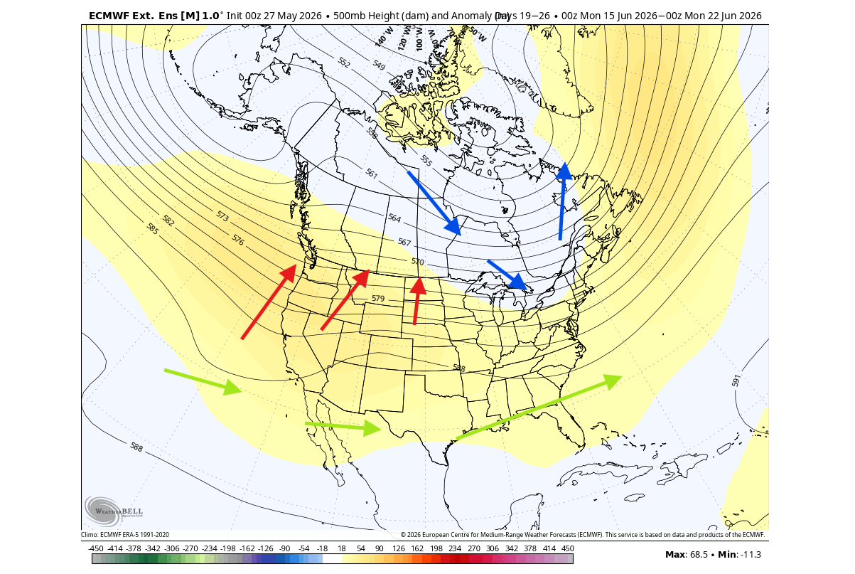 weather-forecast-mid-and-late-june-el-nino-pressure-anomaly-pattern-ecmwf-united-states-canada-east-low