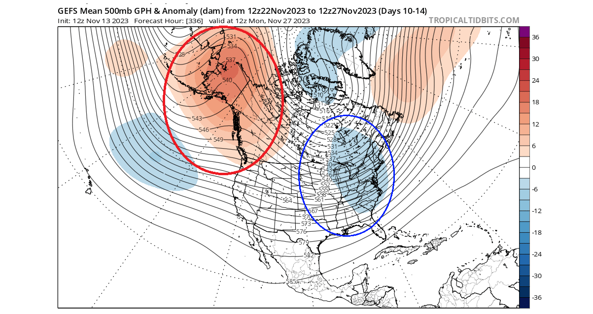 weather-forecast-pressure-pattern-anomaly-gefs-ensemble-united-states-canada-end-month