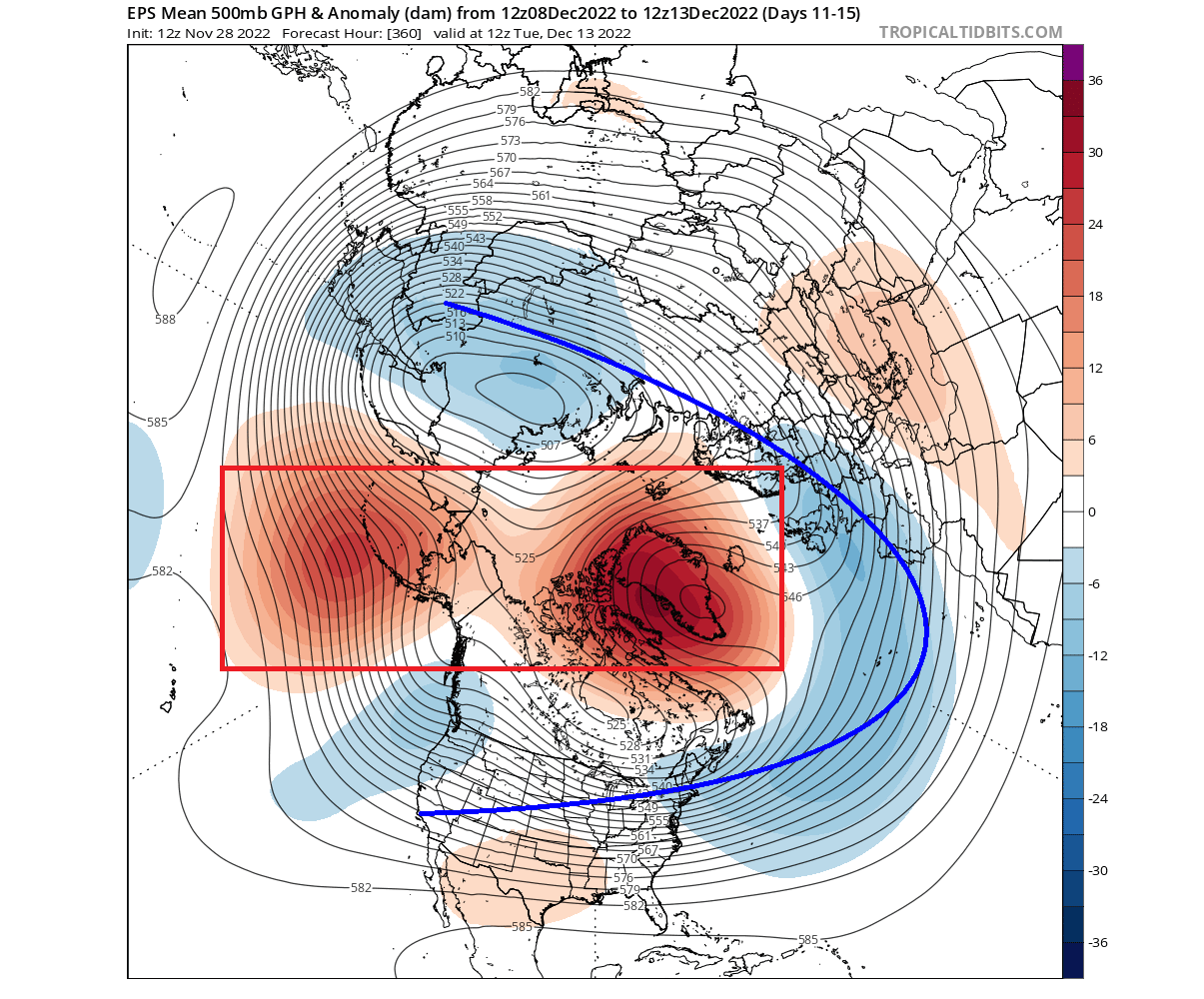 weather-forecast-winter-december-united-states-pressure-pattern-blocking-late-month