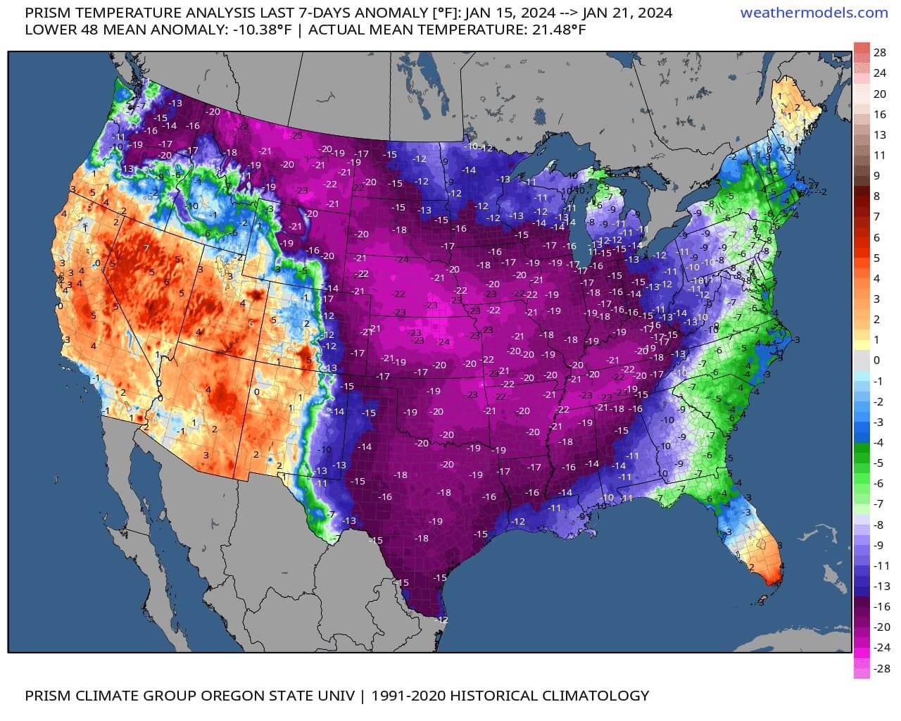 weather-pattern-shift-temperature-analysis-united-states-january-cold-ecmwf-data