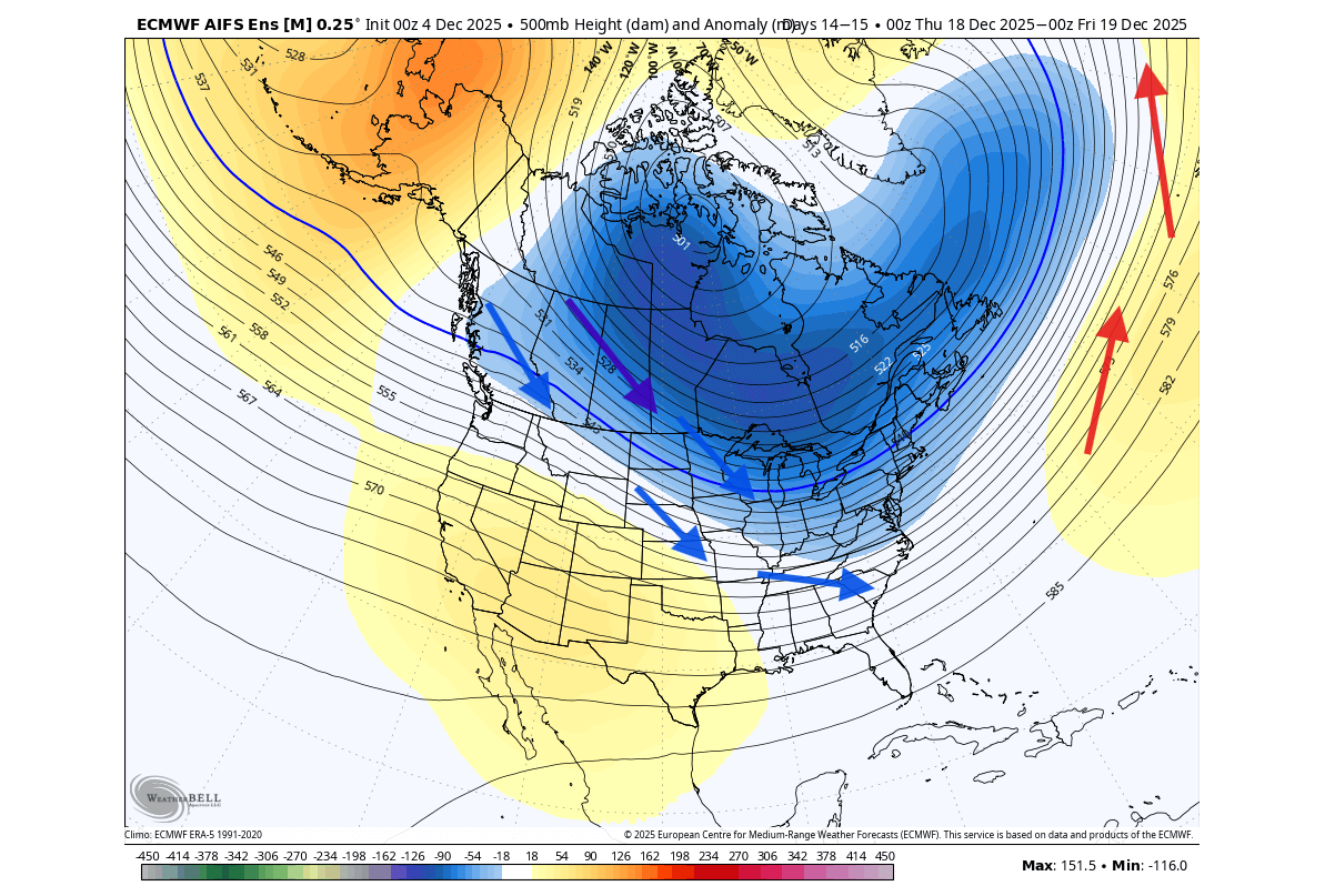 weather-pressure-anomaly-forecast-december-north-america-united-states-pattern-polar-vortex-split-cold-flow