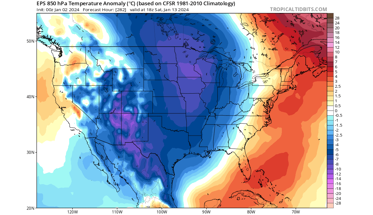 winter-forecast-january-temperature-anomaly-pattern-united-states-canada-cold-change