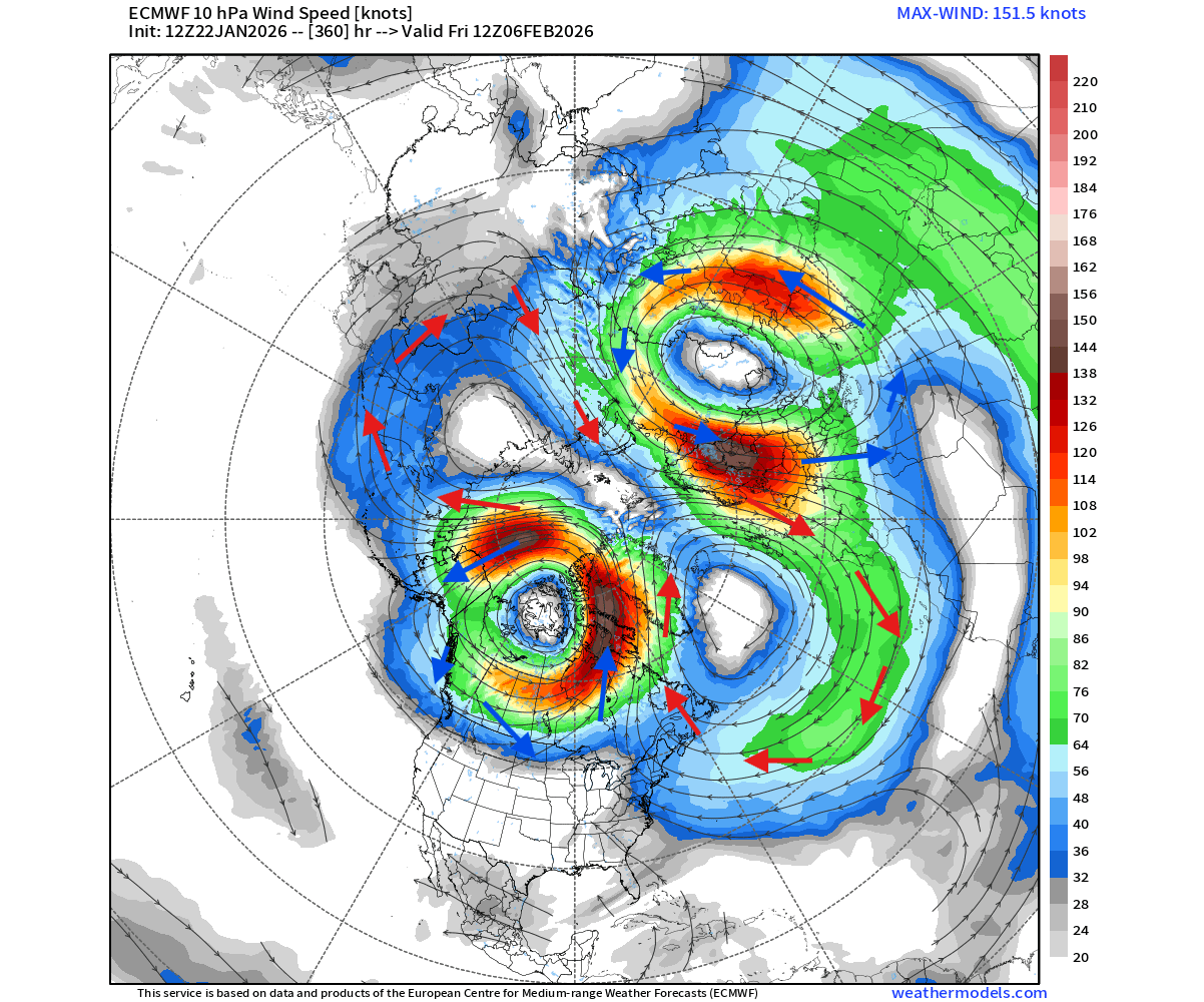 winter-polar-vortex-collapse-united-states-canada-forecast-10mb-winds-stratospheric-warming-event-2026