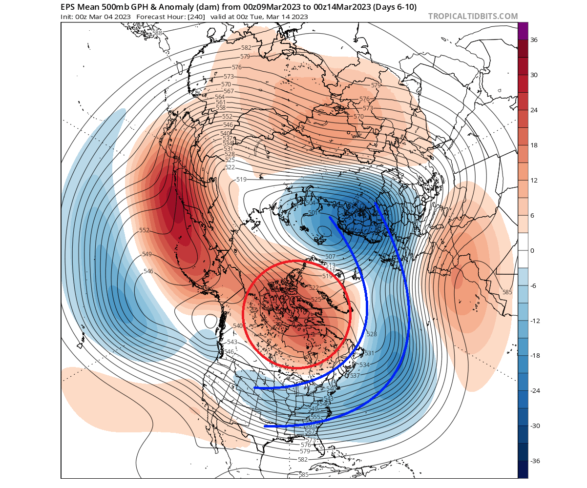 winter-polar-vortex-north-hemisphere-forecast-pressure-gefs-ensemble-central-eastern-united-states-snowfall-pattern