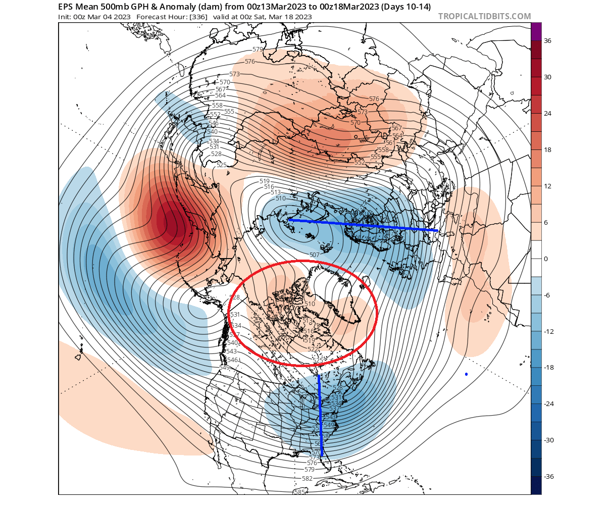 winter-polar-vortex-north-hemisphere-forecast-pressure-gefs-ensemble-united-states-late-march