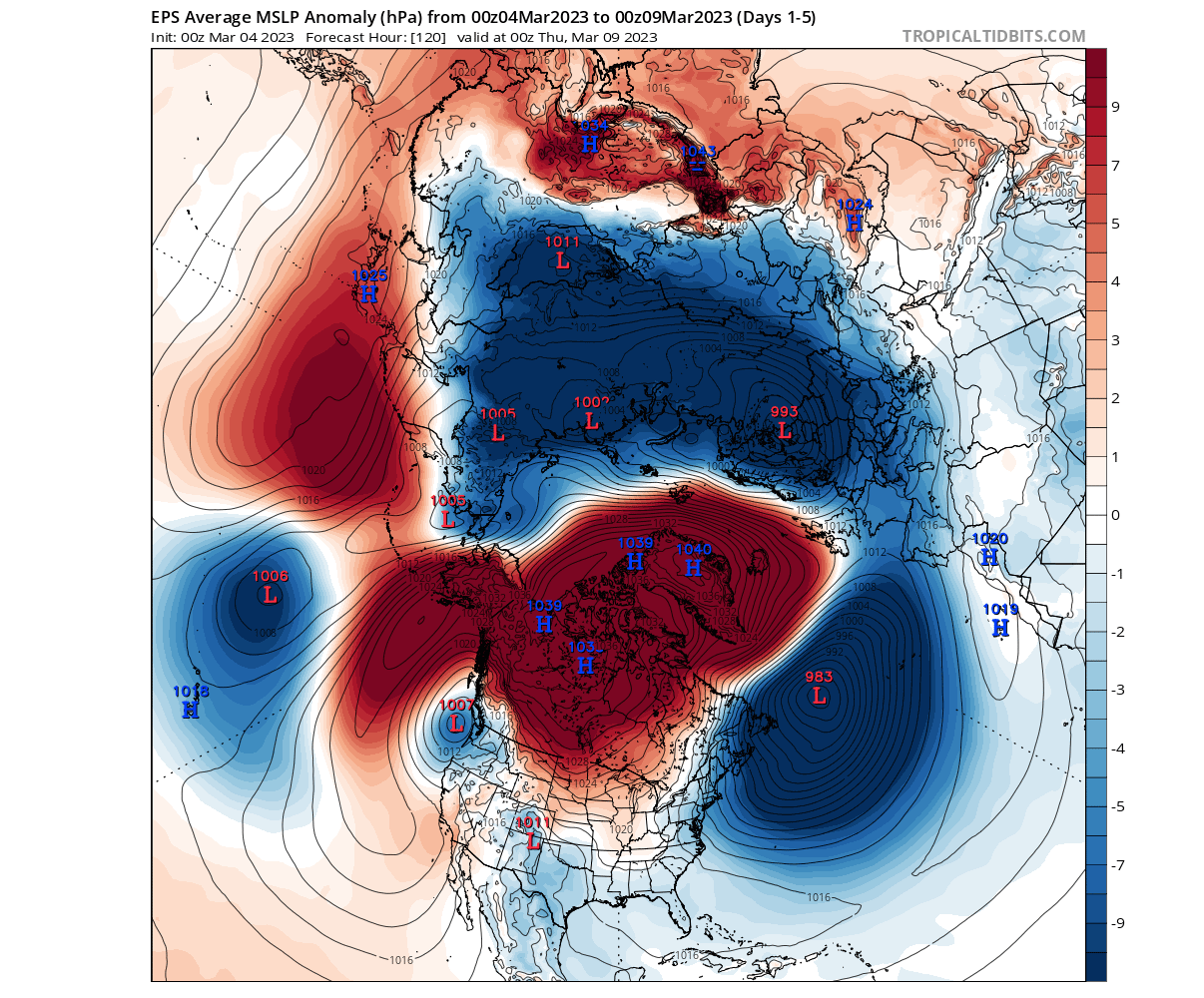 winter-polar-vortex-north-hemisphere-forecast-surface-mslp-pressure-ecmwf-ensemble-united-states-early-march