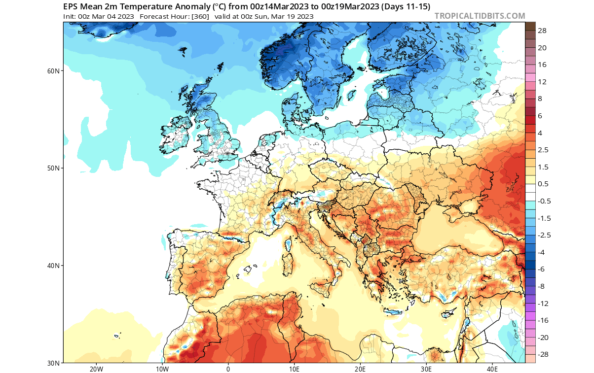 winter-polar-vortex-north-hemisphere-forecast-temperature-gefs-ensemble-late-march-europe