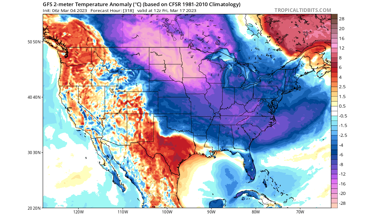 winter-polar-vortex-north-hemisphere-forecast-temperature-gefs-ensemble-united-states-canada-late-march