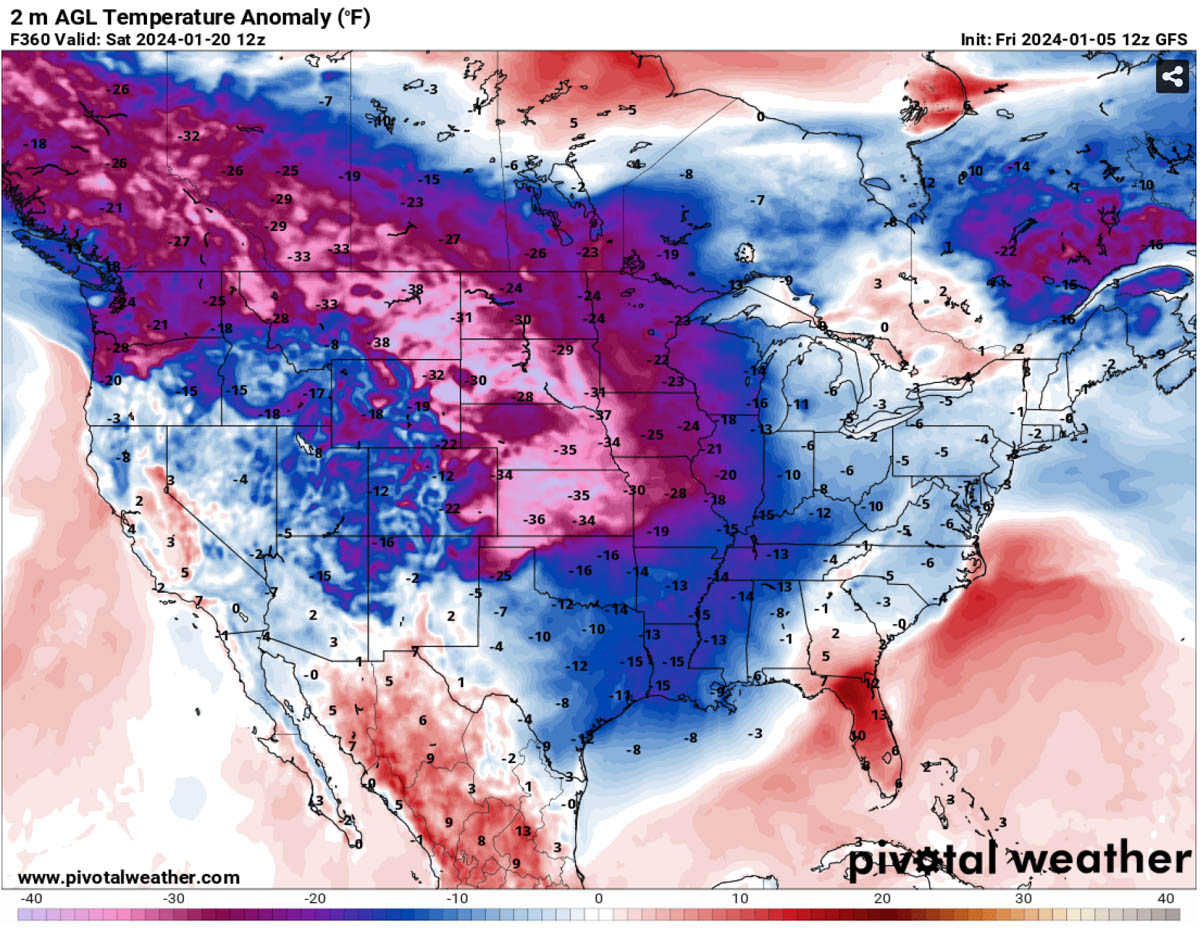 winter-storm-finn-ember-snow-blizzard-forecast-polar-vortex-united-states-canada-2m-anomaly-artic-cold
