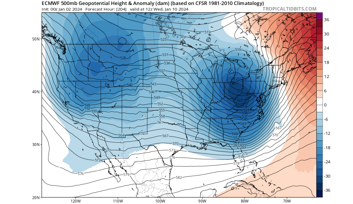 winter-weather-forecast-pressure-anomaly-early-january-united-states-ecmwf