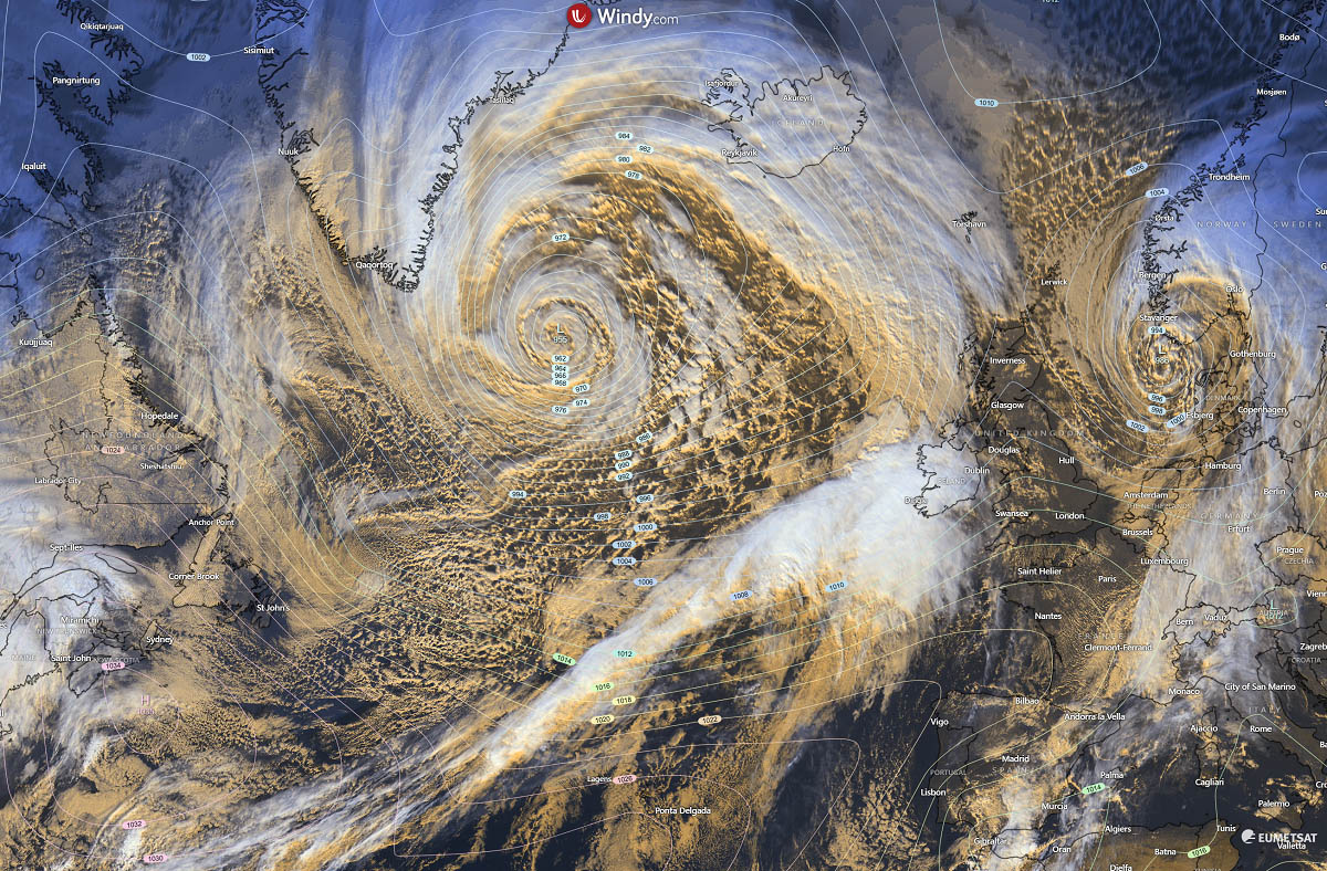 flusso zonale-nord-atlantico-modello-attivo-tempeste-intense-europa-occidentale-dicembre-2025-satellite